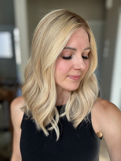 18" Cara LOB Comfort Cap Lace Top Wig (S)