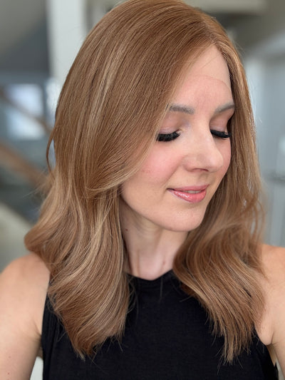 18" Monika LOB Comfort Cap Lace Top Wig (S) (FINAL SALE)