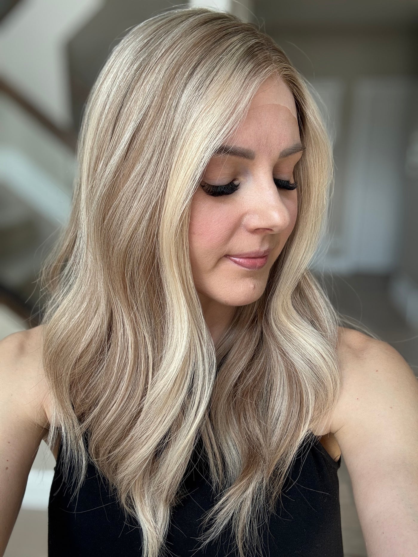 22" Claire Comfort Cap Lace Top Wig (XS)