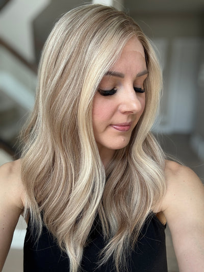 22" Claire Comfort Cap Lace Top Wig (XS)