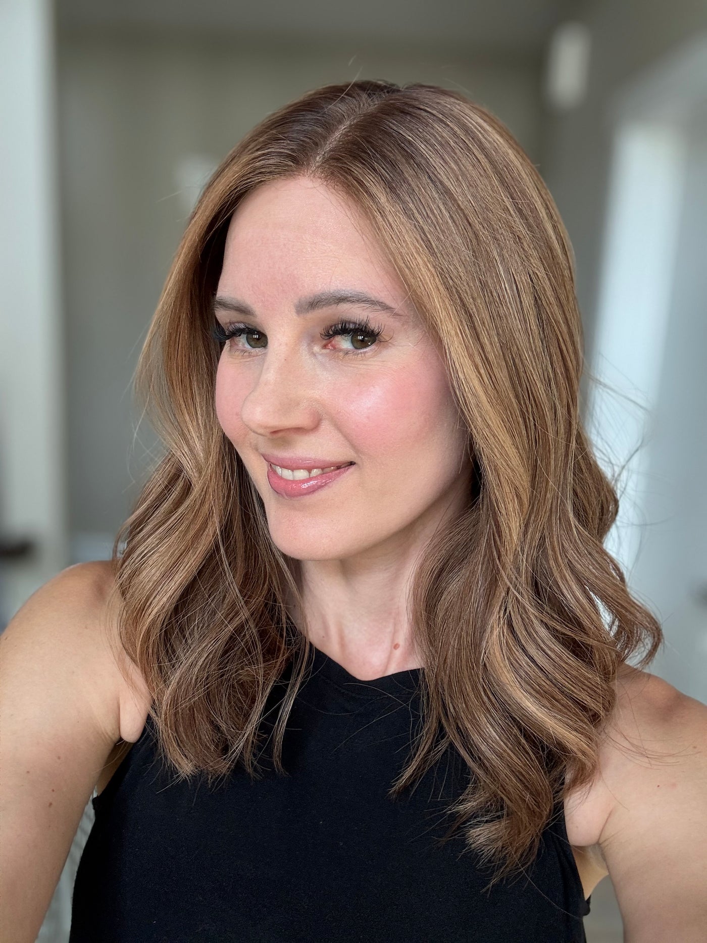 18" Elana LOB Comfort Cap Lace Top Wig (S)