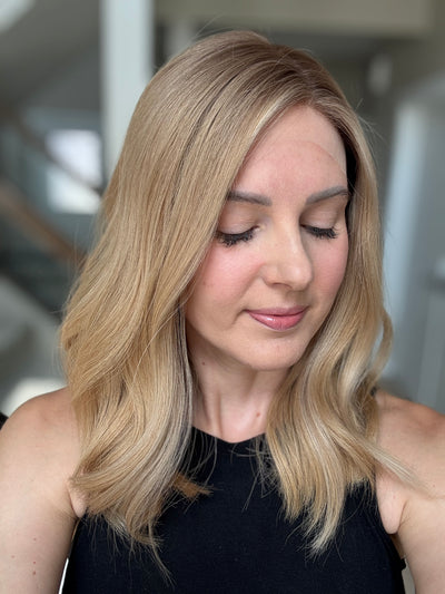 18" Julie LOB Comfort Cap Lace Top Wig (S)