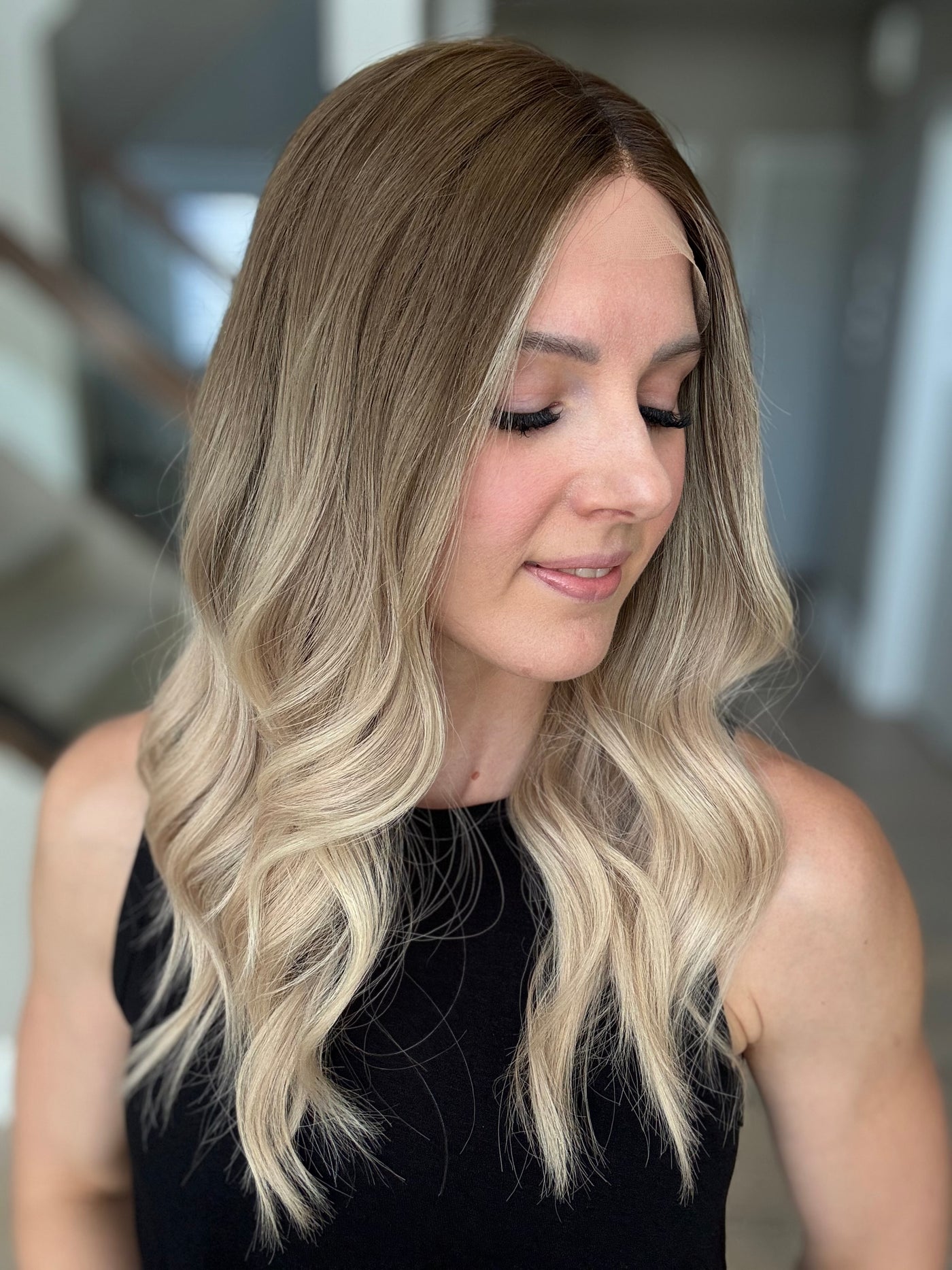 22" Jenny Comfort Cap Lace Top Wig (S)