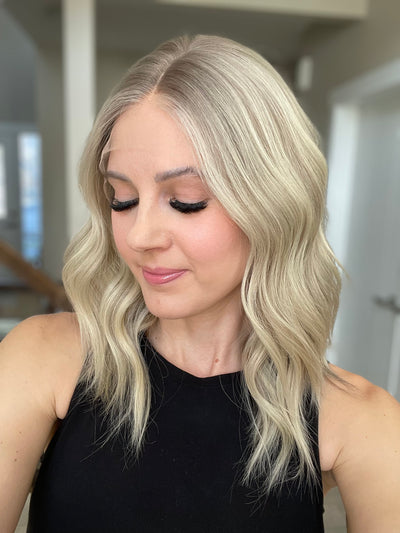 18" Lucinda Luxury Cap Lace Top Wig (S)
