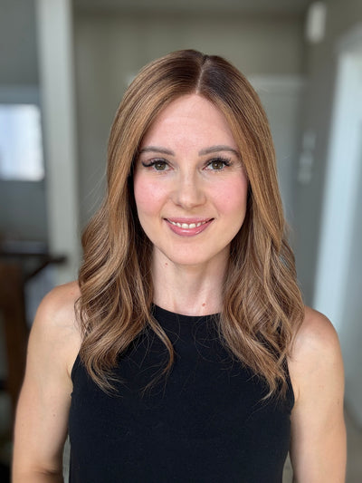 18" Elana LOB Comfort Cap Lace Top Wig (M)