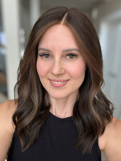 18" Mira LOB Comfort Cap Lace Top Wig (M)