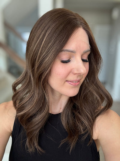 20" Mia Comfort Cap Lace Top Wig (XS) with added Bang Cut (FINAL SALE)