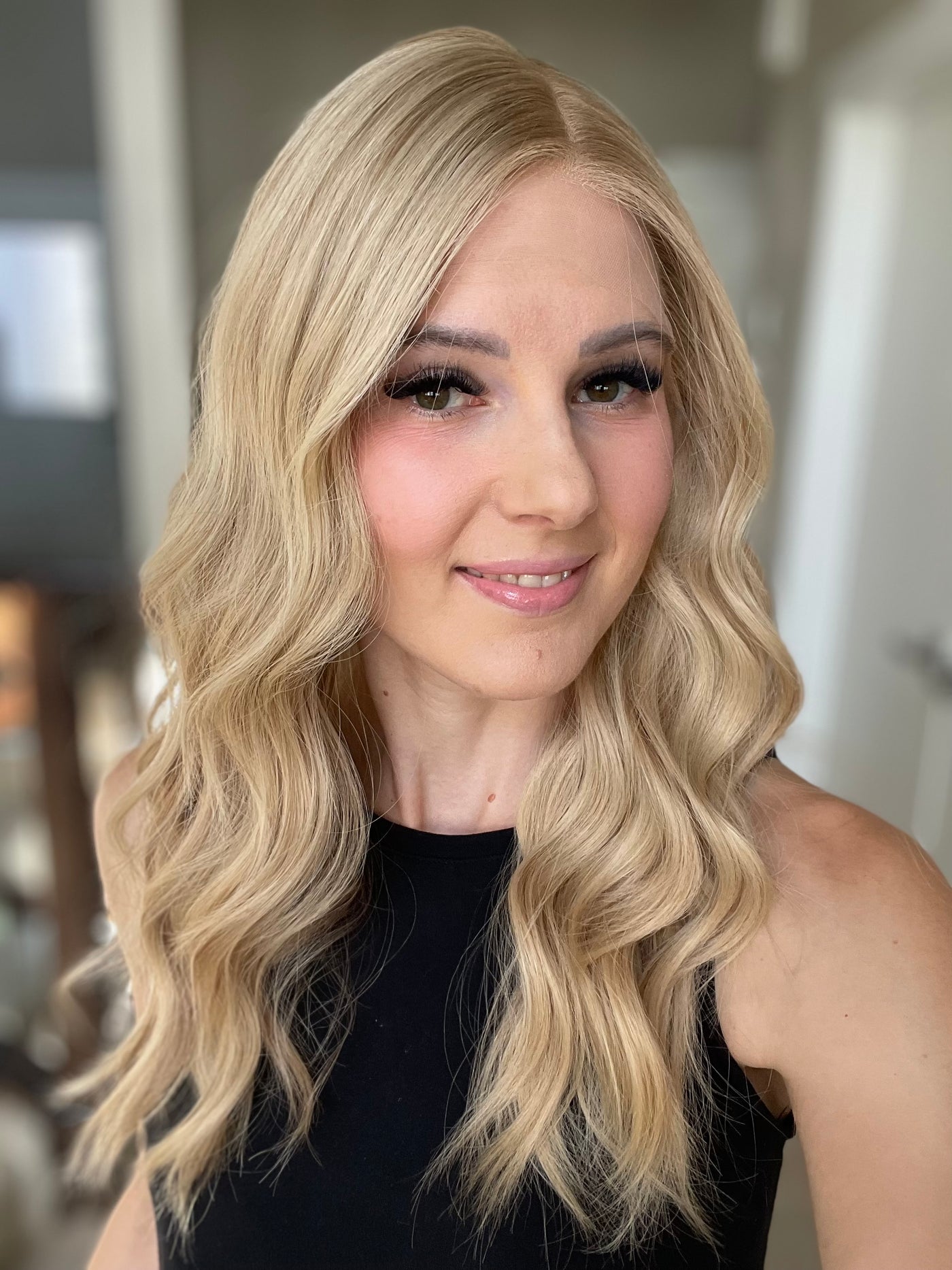 22" Jemma Luxury Cap Lace Top Wig (M)