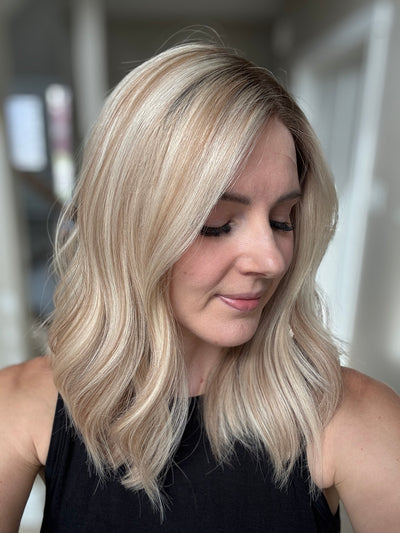 18" Katie LOB Comfort Cap Lace Top Wig (M)