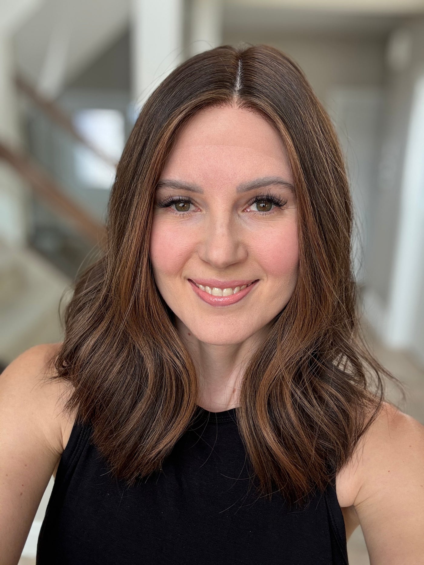 18" Tatiana LOB Comfort Cap Silk Top Wig (M)