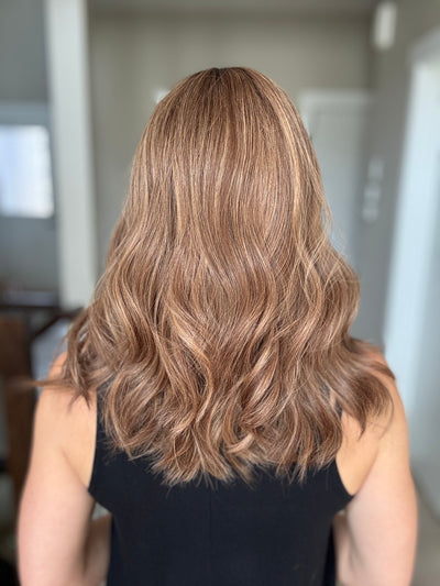 18" Elana LOB Comfort Cap Lace Top Wig (M)