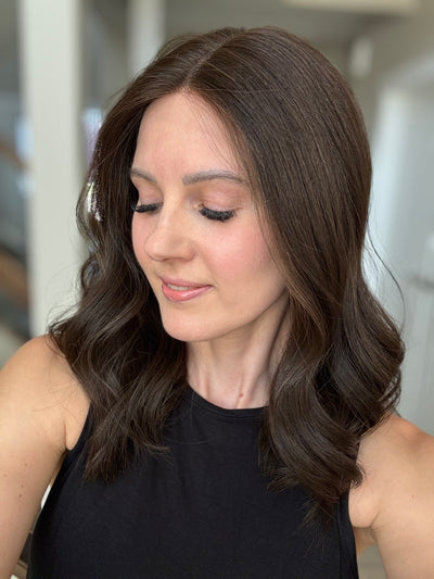 18" Mira LOB Comfort Cap Lace Top Wig (M)