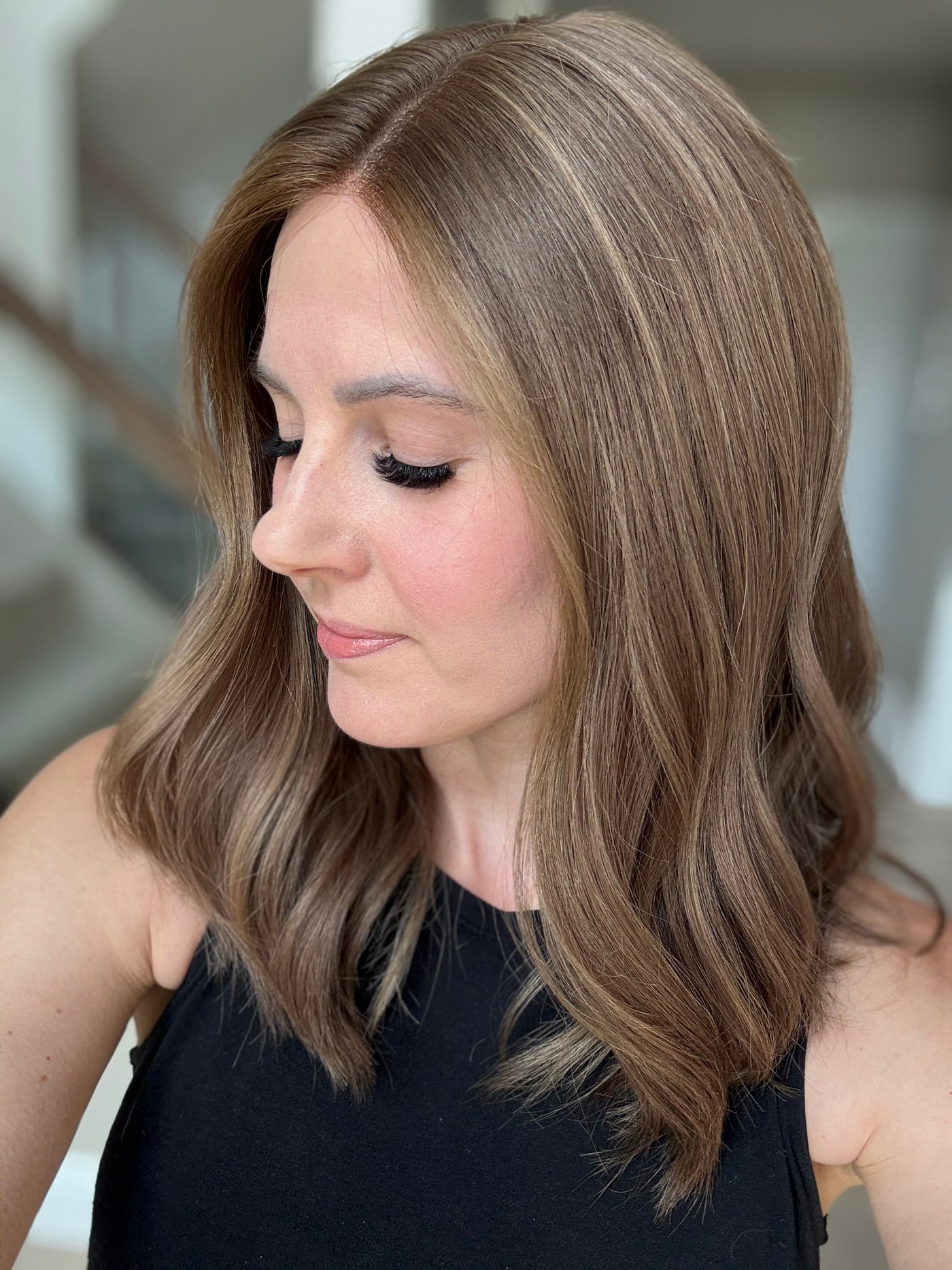 18" Ashleigh Comfort Cap Lace Top Wig (M)