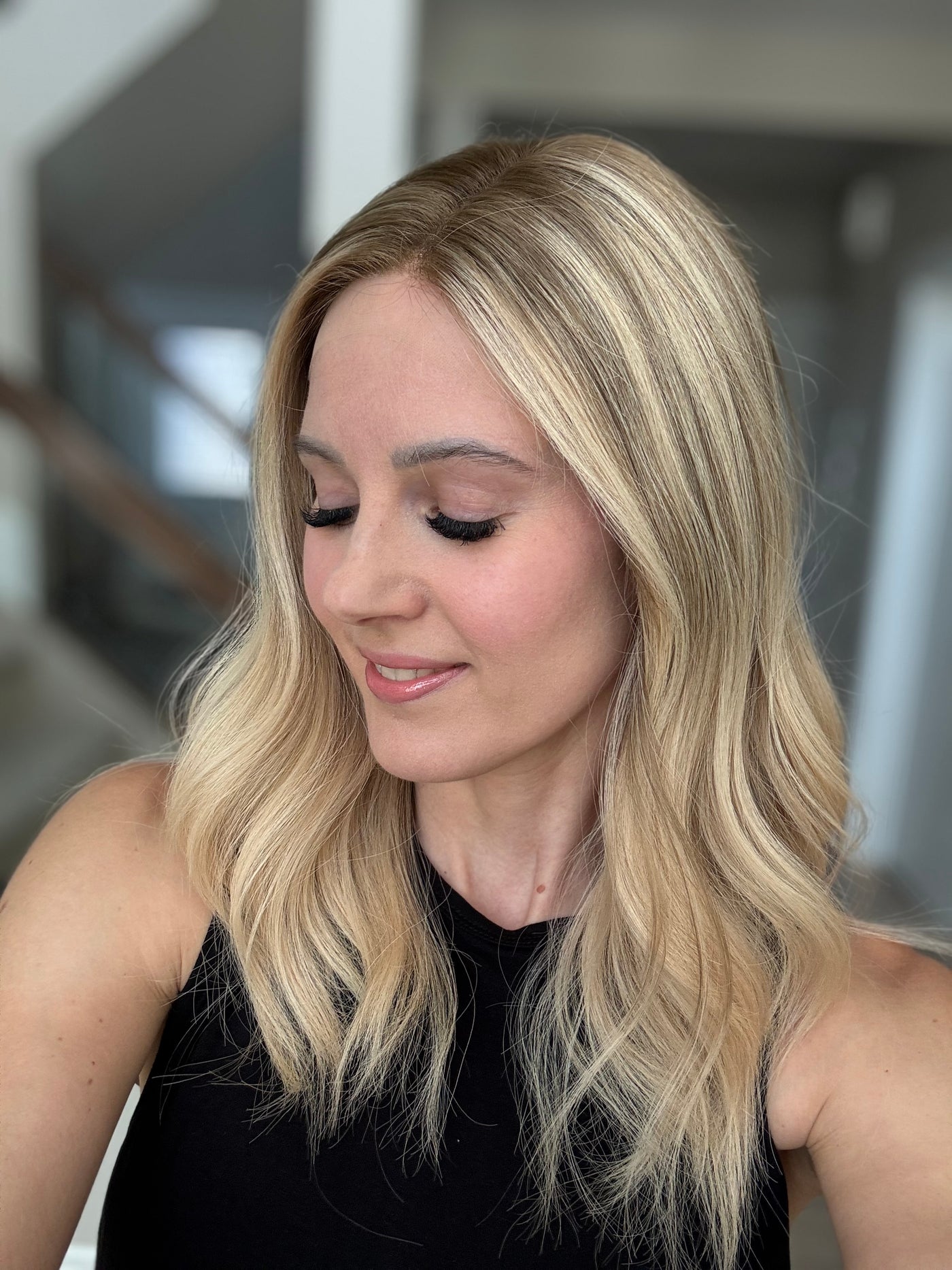 20" Meena Comfort Cap Lace Top Wig (XS)