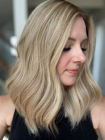 18" Cara LOB Comfort Cap Silk Top Wig (M)