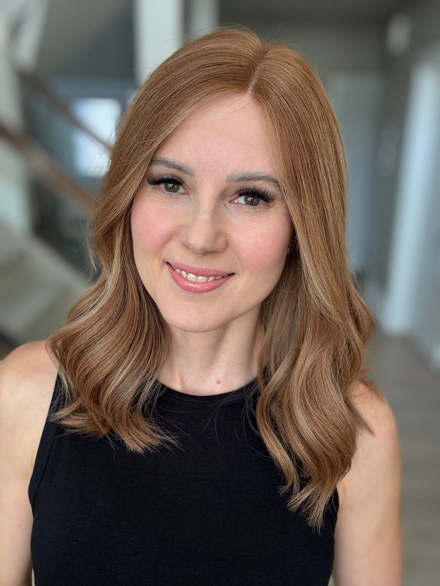 18" Monika LOB Comfort Cap Lace Top Wig (S) (FINAL SALE)