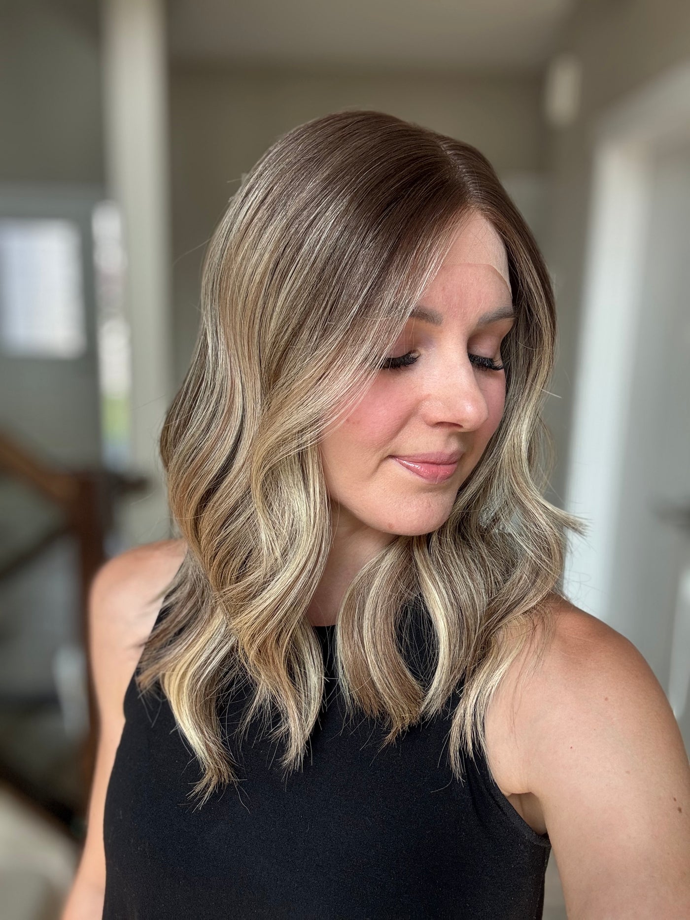 20" Kara Comfort Cap Lace Top Wig (XS)