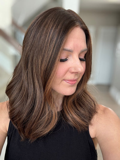 18" Tatiana LOB Comfort Cap Silk Top Wig (M)