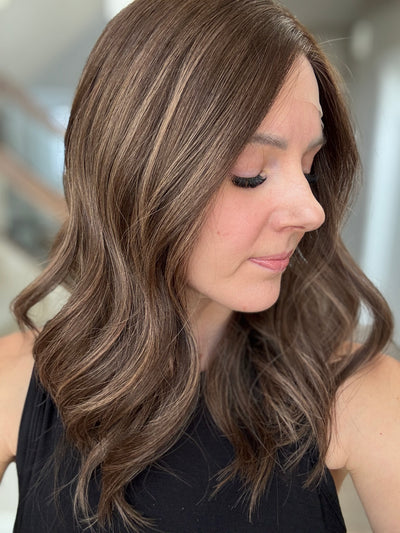 20" Mia Comfort Cap Lace Top Wig (XS) with added Bang Cut (FINAL SALE)