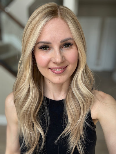 22" Casey Comfort Cap Lace Top Wig (XS)