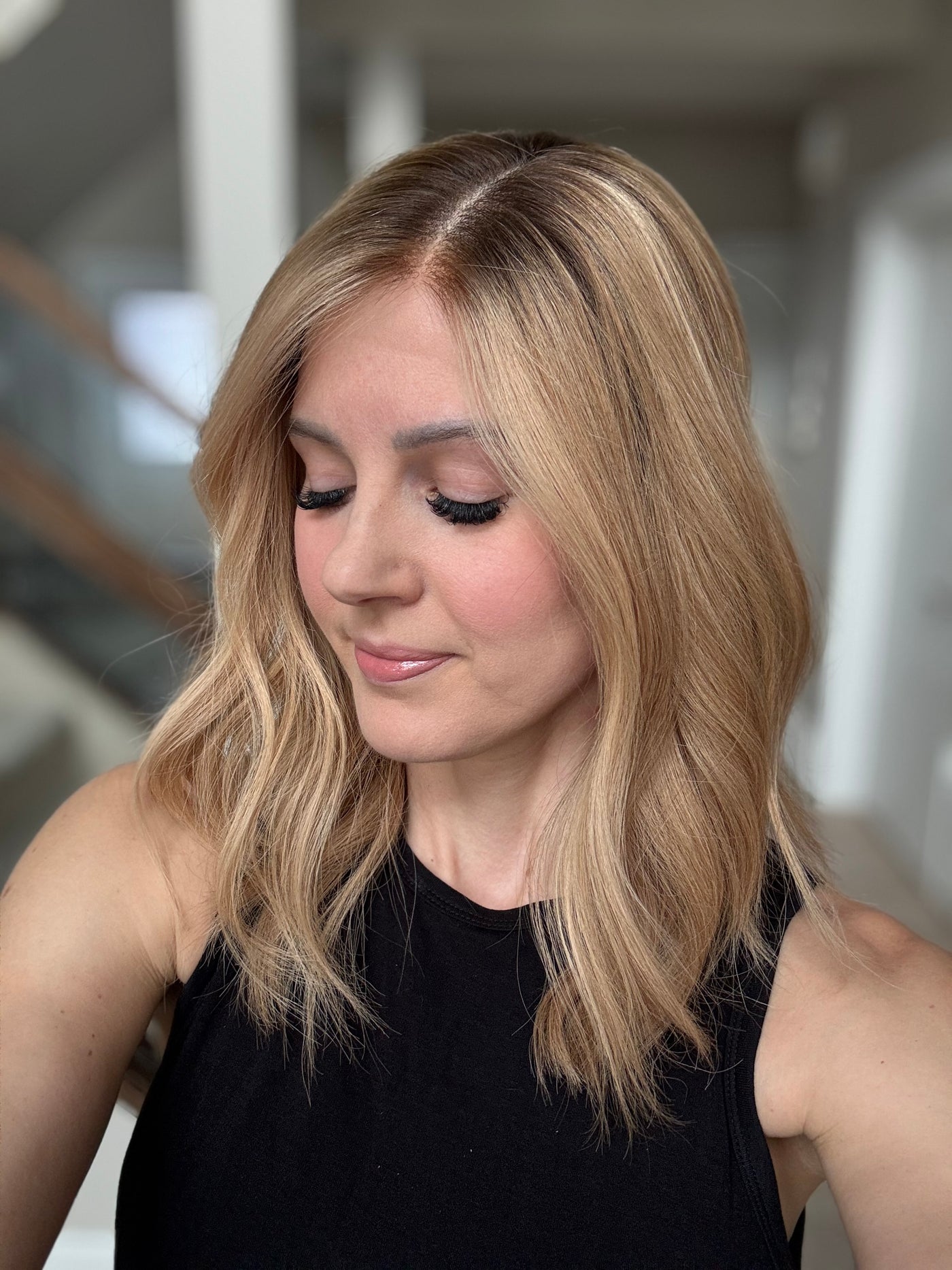 16-18" Julia Comfort Cap Lace Top Wig (S/M)(FINAL SALE)