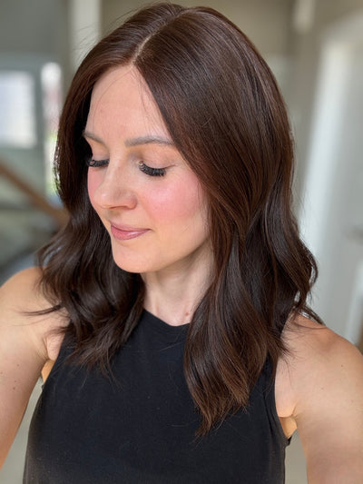 18" Callie Luxury Cap Lace Top Wig (M)(FINAL SALE)
