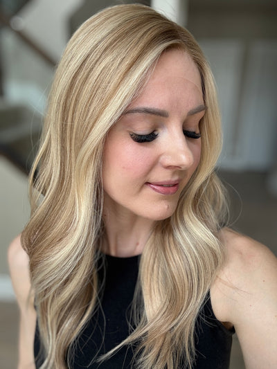 22" Casey Comfort Cap Lace Top Wig (XS)