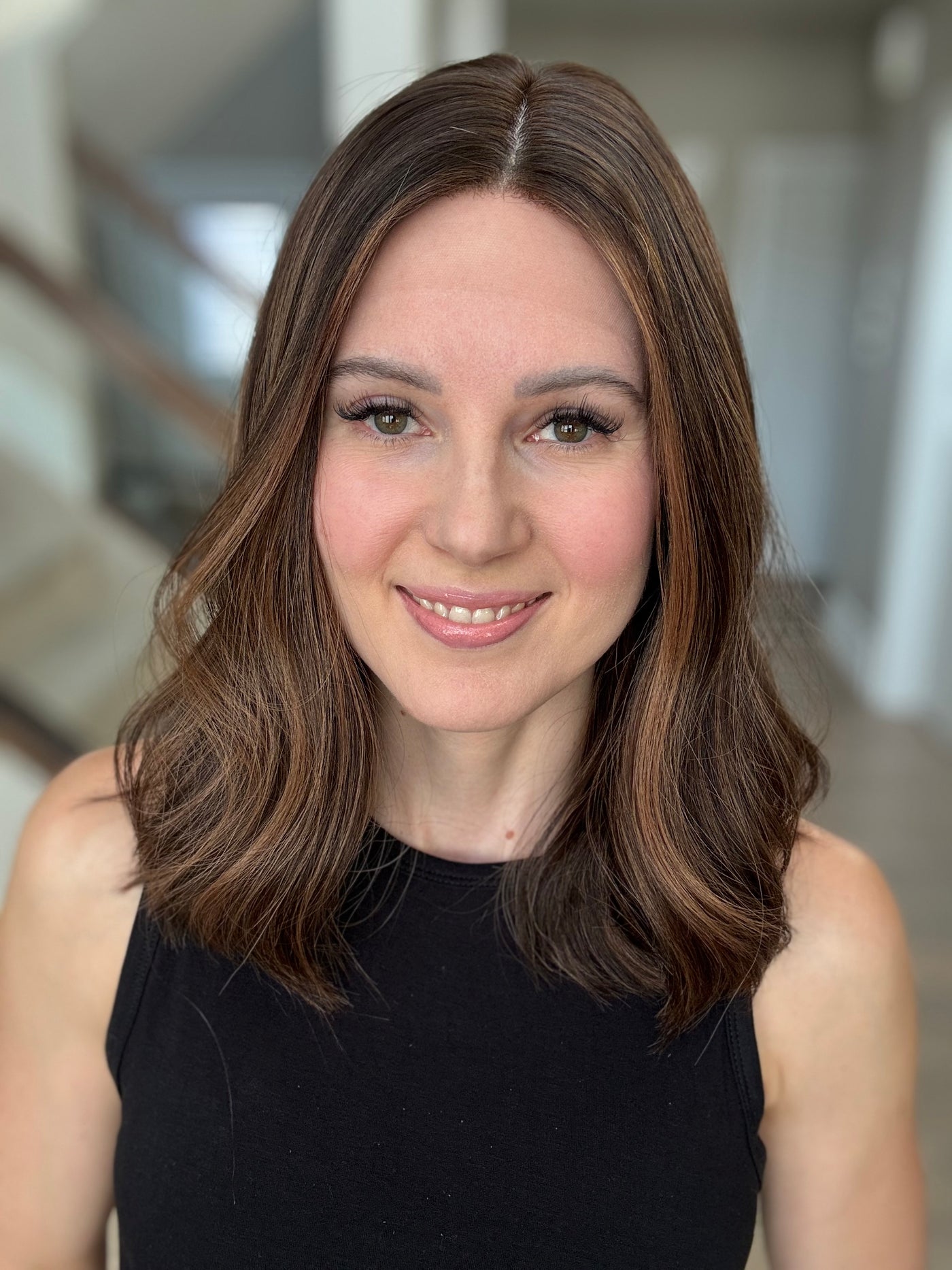 18" Tatiana LOB Comfort Cap Silk Top Wig (M)