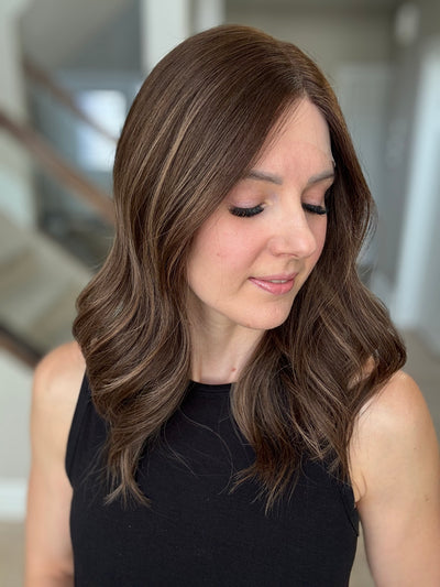 20" Mia Comfort Cap Lace Top Wig (XS) with added Bang Cut (FINAL SALE)