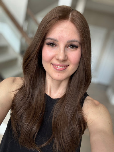 Euro Wig #2: 20" Medium Brown Comfort Cap (S/M)