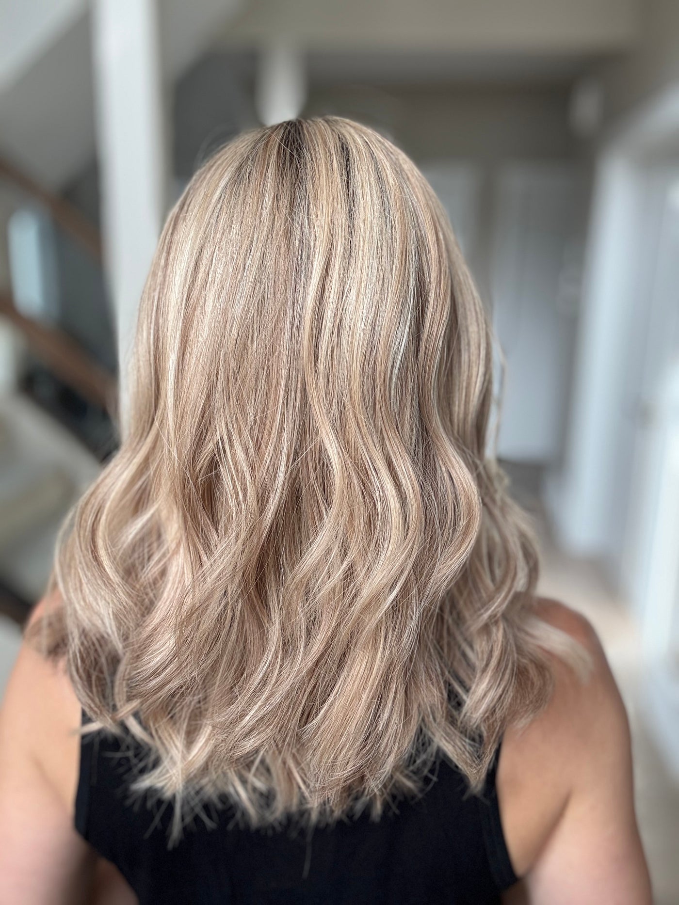18" Olivia LOB Comfort Cap Lace Top Wig (S)