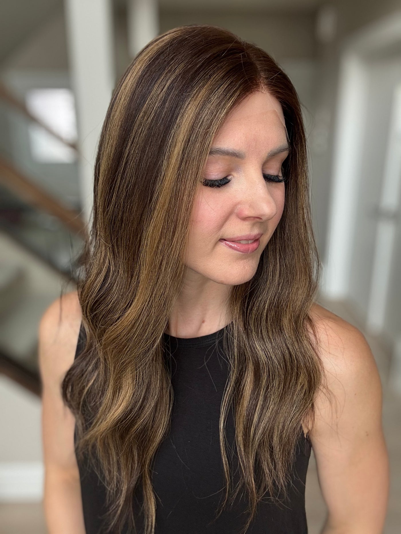 23" Sophia Luxury Cap Lace Top Wig (M)(FINAL SALE)