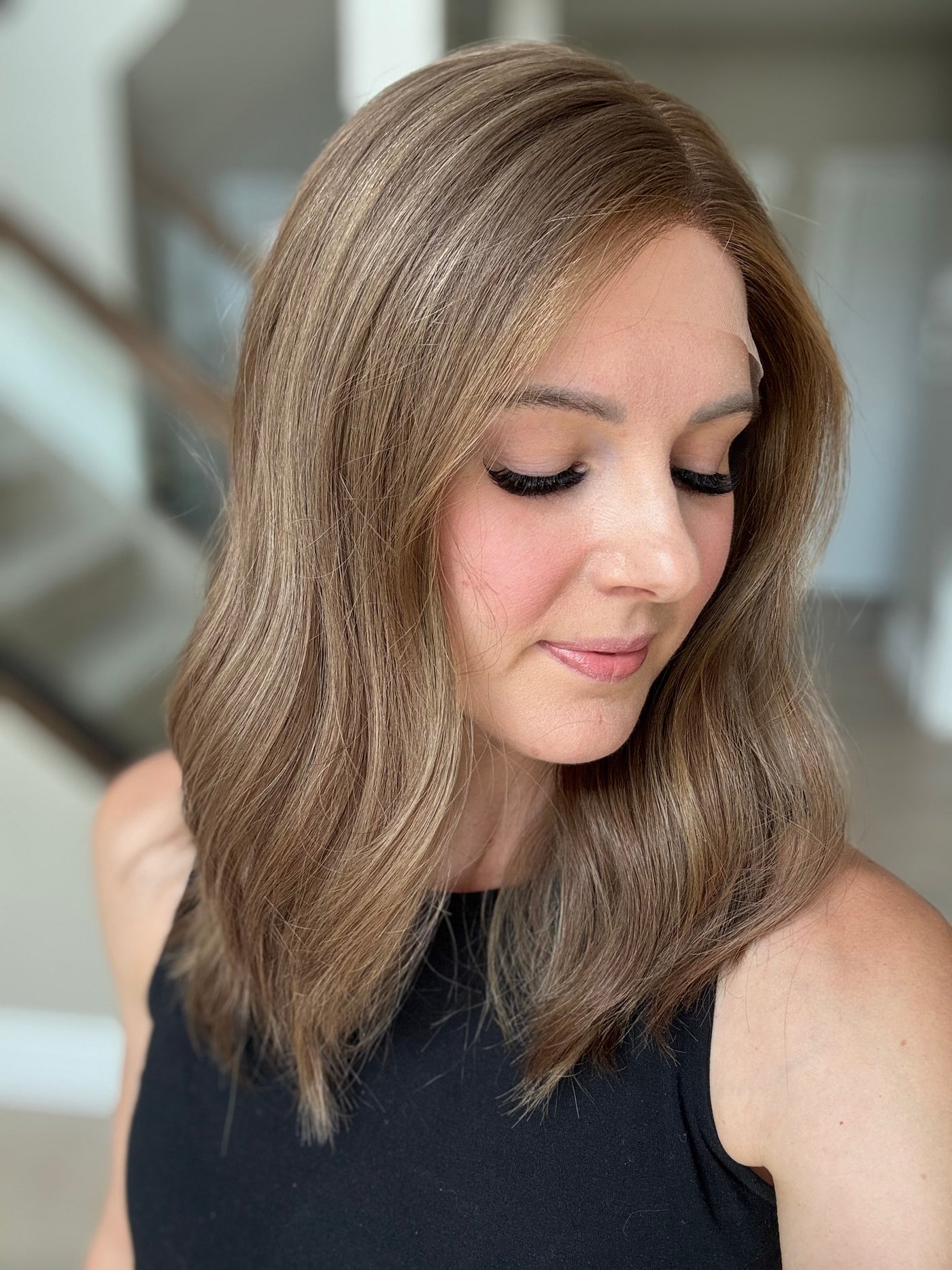 18" Ashleigh Comfort Cap Lace Top Wig (M)
