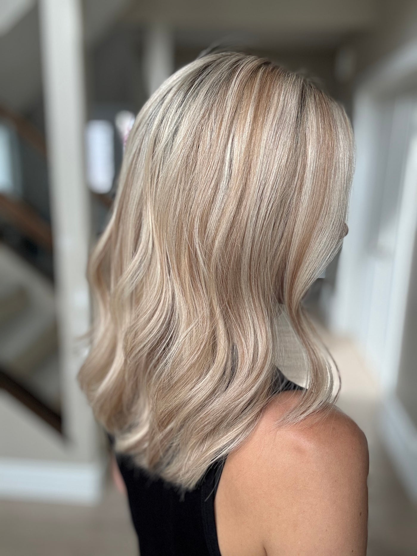 18" Katie LOB Comfort Cap Lace Top Wig (M)
