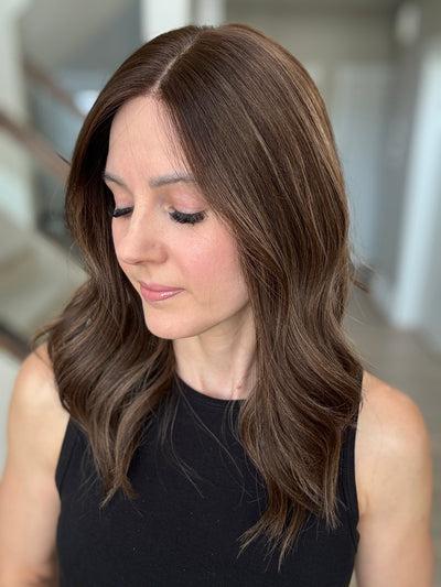 20" Mia Comfort Cap Lace Top Wig (XS) with added Bang Cut (FINAL SALE)