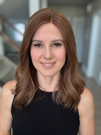 18" Christina LOB Comfort Cap Lace Top Wig (M)