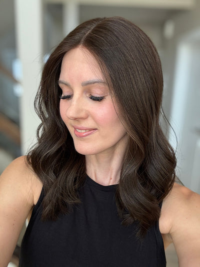 18" Mira LOB Comfort Cap Lace Top Wig (M)