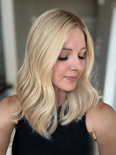 18" Cara LOB Comfort Cap Lace Top Wig (S)