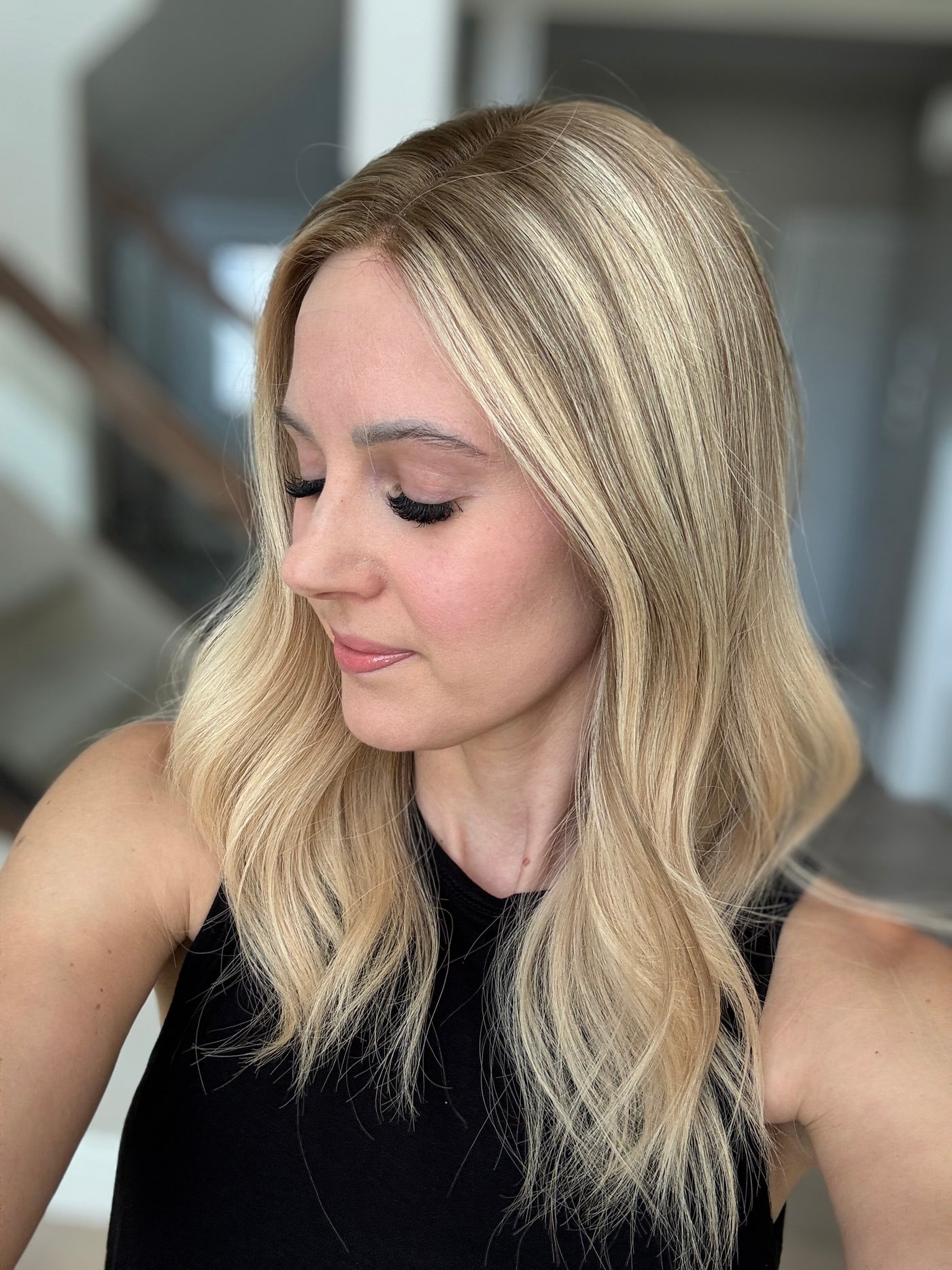 20" Meena Comfort Cap Lace Top Wig (XS)