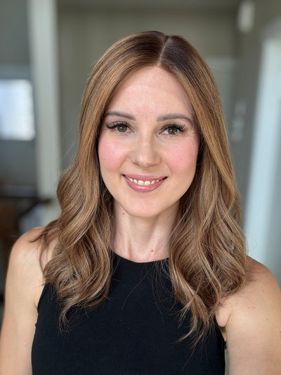 18" Elana LOB Comfort Cap Lace Top Wig (M)