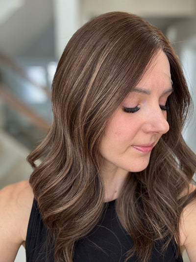 20" Mia Comfort Cap Lace Top Wig (XS) with added Bang Cut (FINAL SALE)