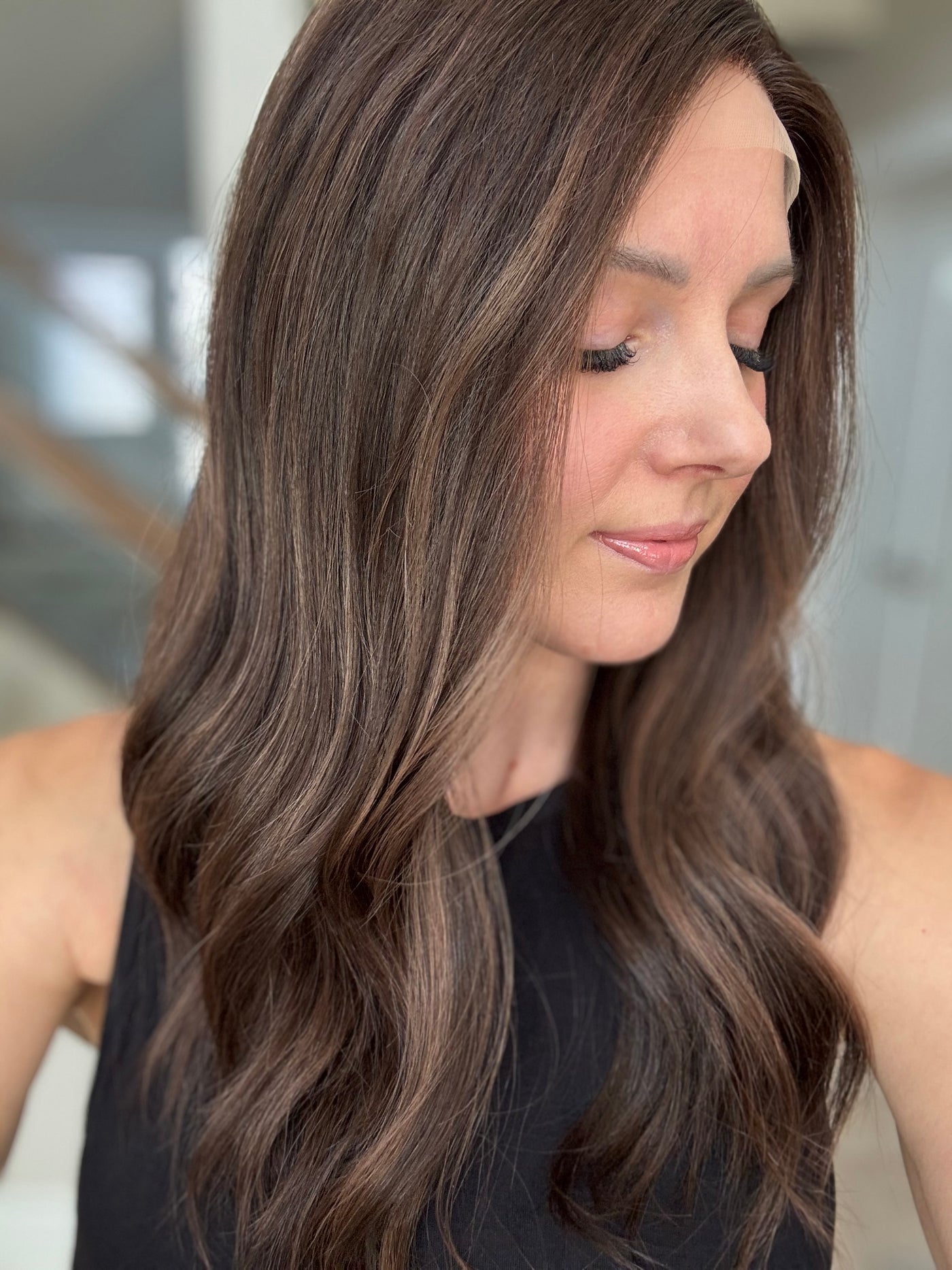 22" Mandy Comfort Cap Lace Top Wig (S)