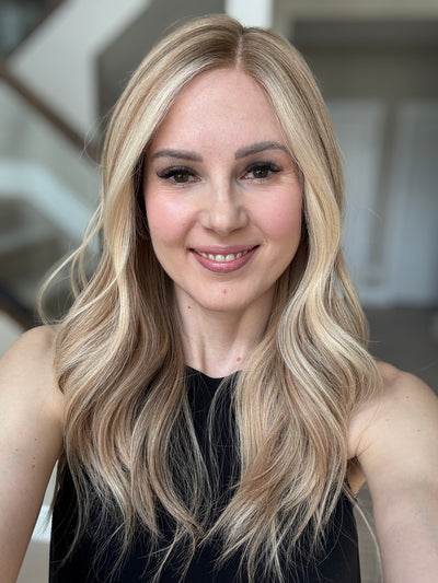 22" Casey Comfort Cap Lace Top Wig (XS)