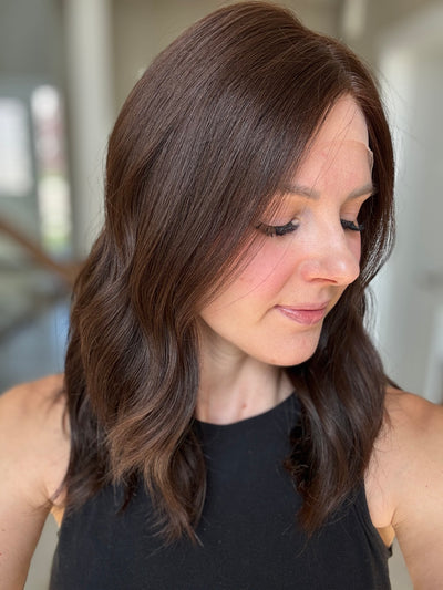 18" Callie Luxury Cap Lace Top Wig (M)(FINAL SALE)