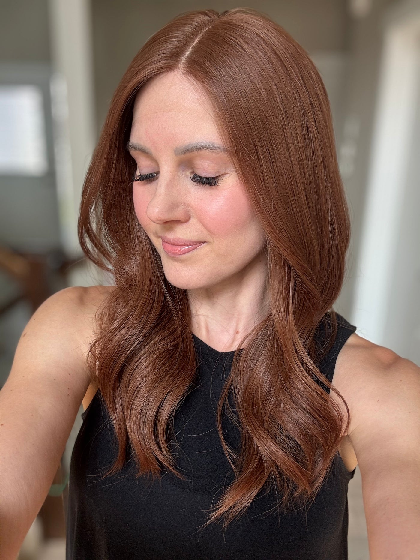 22" Autumn Comfort Cap Lace Top Wig (S)