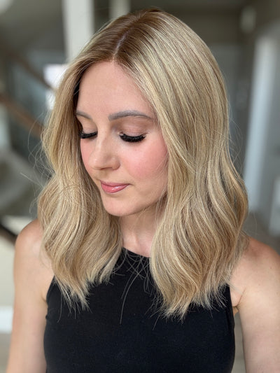 18" Cara LOB Comfort Cap Silk Top Wig (S)