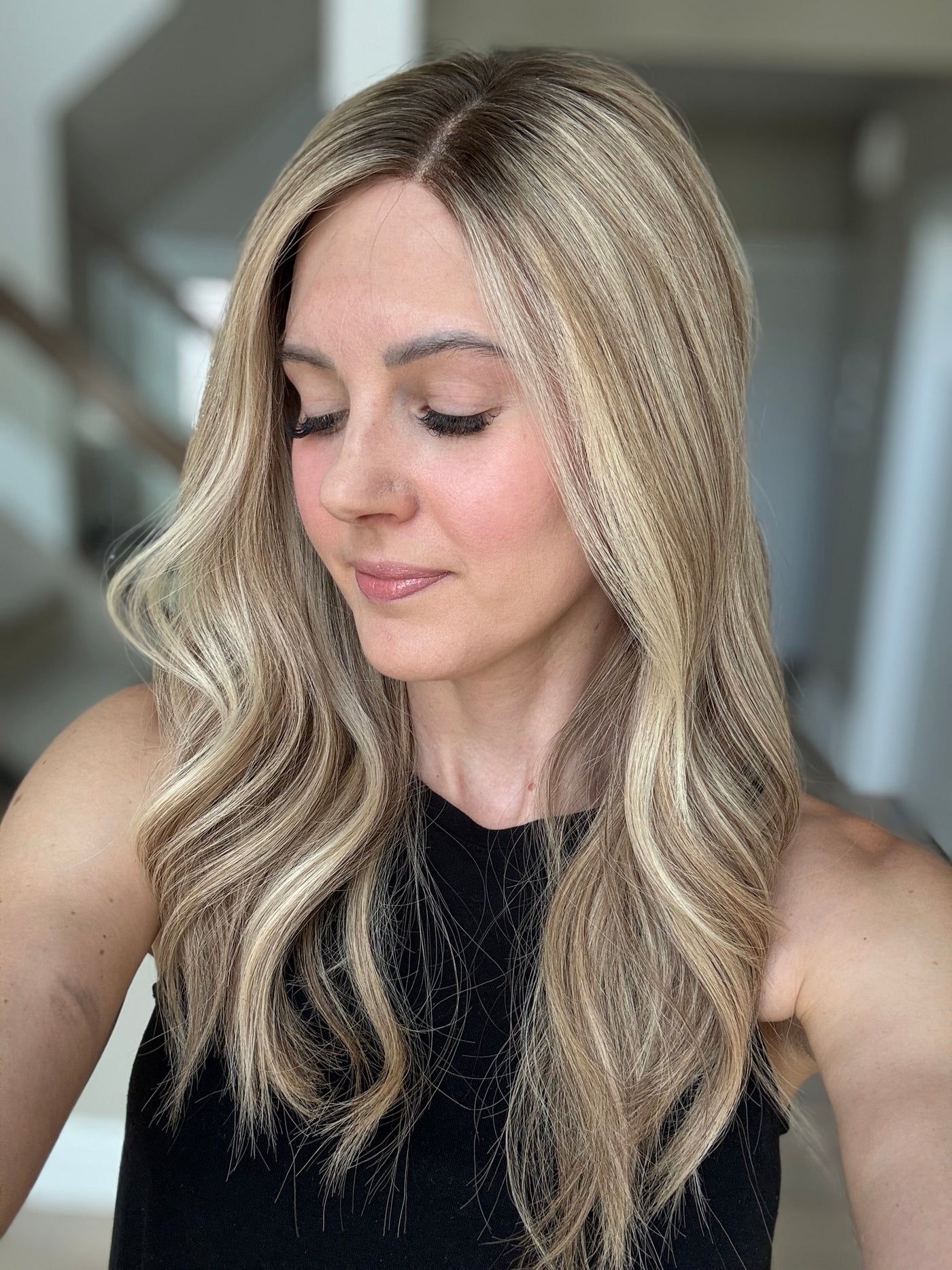 22" Olivia Comfort Cap Lace Top Wig (M)