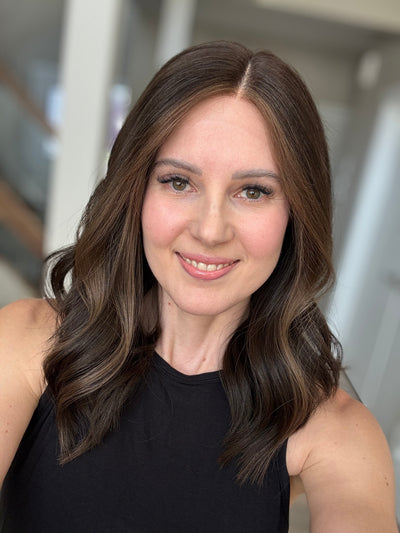 18" Mira LOB Comfort Cap Lace Top Wig (M)