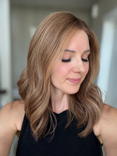 18" Elana LOB Comfort Cap Lace Top Wig (S)