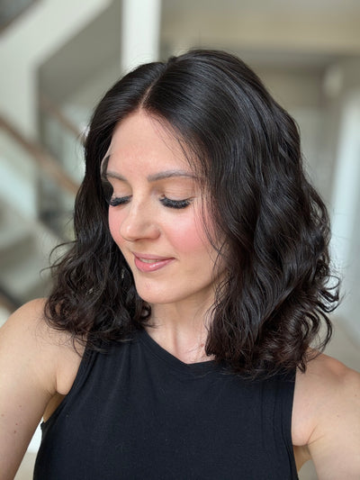 14" Mira Wavy Luxury Cap Lace Top Wig (M)